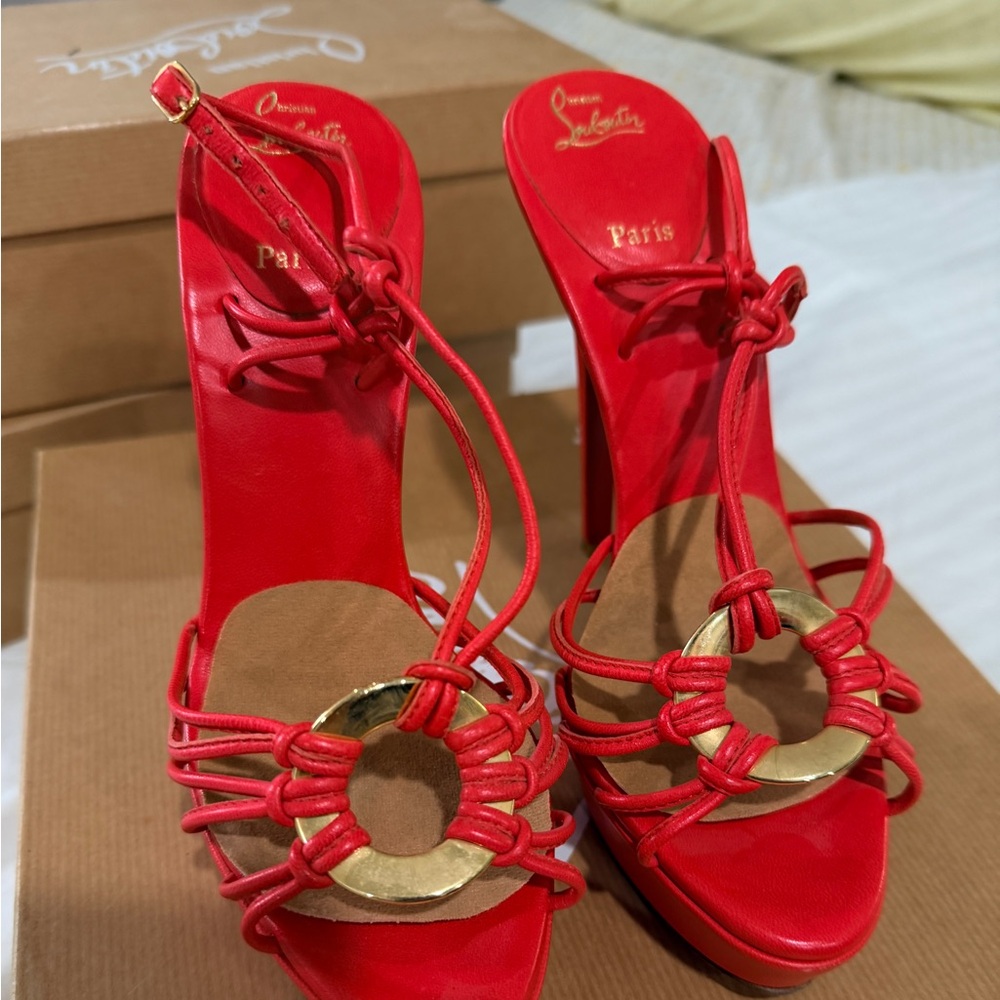 👠 Discolilou Sandal in Corail — Statement Heel!